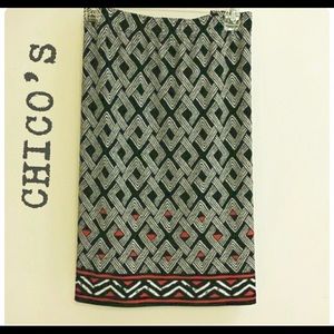 CHICO'S Tribal skirt